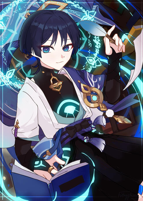 (kinda half body) Full body character full rendered